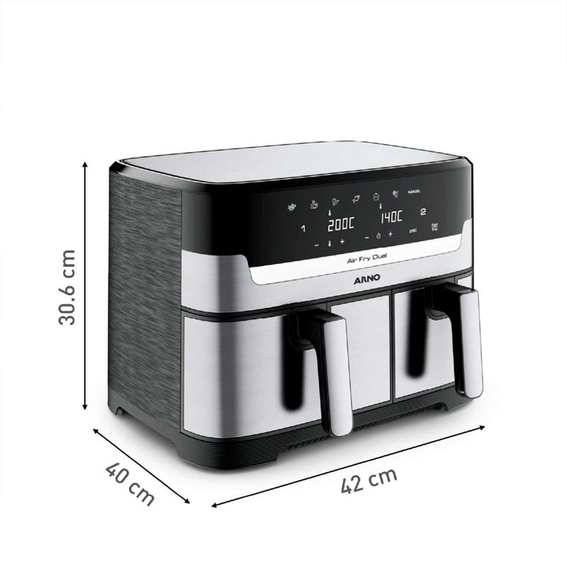 Fritadeira-Air-fryer-Arno-Dual-83-Litros-AFD2-220V-Zaffari-04
