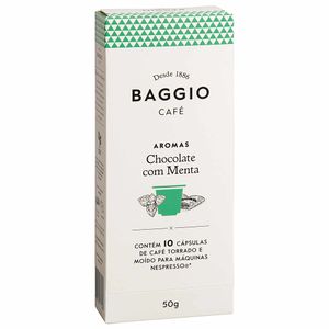 Cápsulas de Café Chocolate com Menta Baggio 10 unidades
