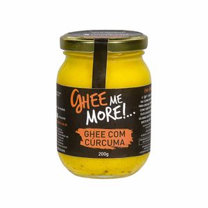 Manteiga Ghee com Cúrcuma sem Sal Ghee me More 200g