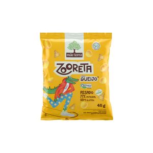 Salgadinho Mãe Terra Zooreta Orgânico Queijo 45g