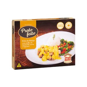 Prato Feito Peito de Frango com Molho de Mostarda Congelado Degli Amici 420g