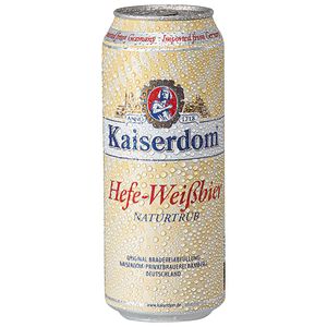 Cerveja Alemã Kaiserdom Naturtrub Hefe-Weissbier Lata 500ml
