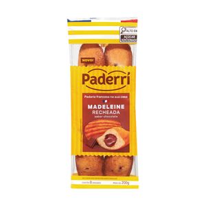 Madeleine Recheada com Chocolate Paderrí 200g