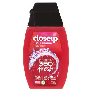 Gel Dental Closeup Liquifresh Red Hot 100g
