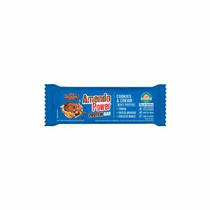 Barra de Proteína Cookies e Cream Whey Protein Amendo Power DaColônia 50g