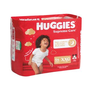 Fraldas Huggies Supreme Care XXG 54 unidades