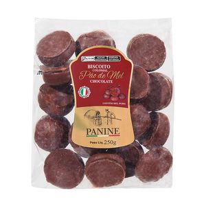 Biscoito Colonial Pão de Mel Coberto de Chocolate Panine 250g