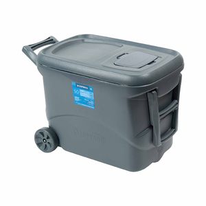 Caixa Térmica com Rodas 50 Litros Cinza Soprano 54,5x44,5x37,5cm