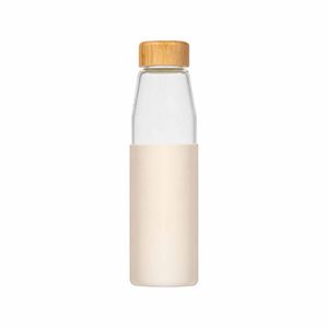 Garrafa de Vidro com Base de Silicone Off White Marchand 500ml