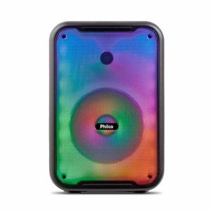 Caixa de Som Acústica Philco Preta Bluetooth 250W PCX3800 Bivolt