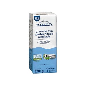 Clara de Ovo Pasteurizada Resfriada Raiar 200g