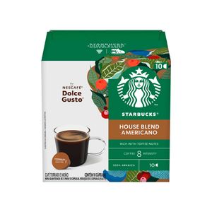 Cápsulas de Café Nescafé Dolce Gusto Starbucks House Blend Americano 10 Unidades