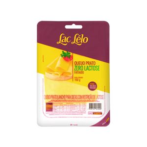Queijo Prato Zero Lactose Fatiado Lac Lélo 150g