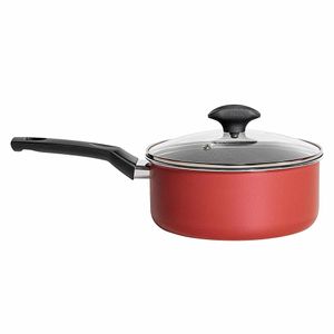 Panela Antiaderente Alumínio com Tampa Amora 61120 Vermelha 20cm Multiflon