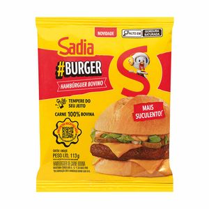 Hambúrguer Bovino Congelado Sadia 113g