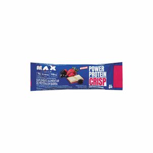 Barra de Proteína Frutas Vermelhas Power Protein Crisp Max Titanium 44g