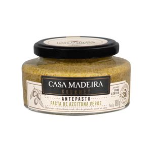 Antepasto Pasta de Azeitona Verde Gourmet Casa Madeira 180g