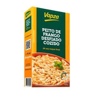 Peito de Frango Cozido Desfiado Vapza 400g