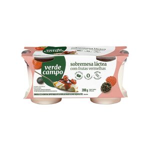 Sobremesa de Frutas Vermelhas Zero Lactose Verde Campo 200g