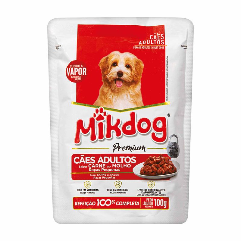 Racao-Umida-para-Caes-Mikdog-Premium-Adultos-Carne-100g-Zaffari-00