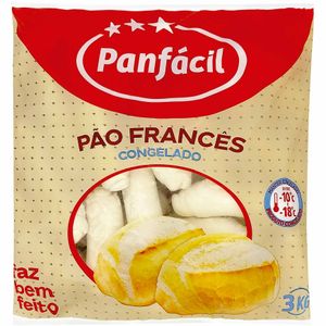 Pão Francês Congelado Panfácil 3kg