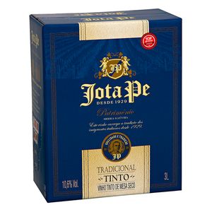 Jota Pe Tradicional Nacional Vinho Tinto Seco 3 Litros