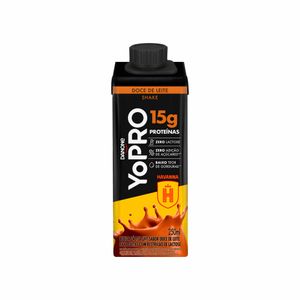 Bebida Láctea de Doce de Leite Zero Lactose 15g Proteínas YoPRO Danone 250ml
