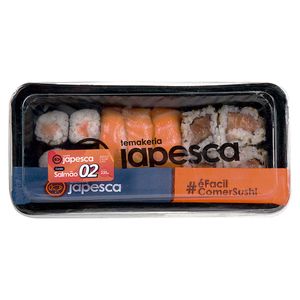Sushi Combo Salmão 02 Temakeria Japesca 235g