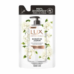 Sabonete Líquido Lux Botanicals Buquê de Jasmim Sachê refil 500ml