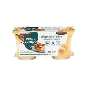 Sobremesa de Banana e Canela Zero Lactose Verde Campo 200g