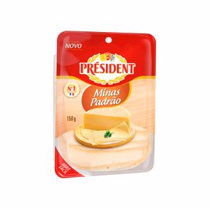 Queijo Minas Padrão Fatiado Président 150g