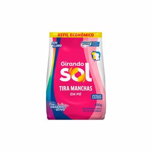 Tira Manchas em Pó Girando Sol sem Cloro Sachê 400g