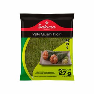 Alga Marinha para Sushi Sakura 10 Folhas 27g