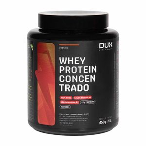 Suplemento Alimentar Whey Protein Concentrado Cookies Dux Nutrition 450g