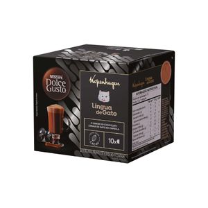 Cápsulas de Café Kopenhagen Língua de Gato Nescafé Dolce Gusto 10 unidades