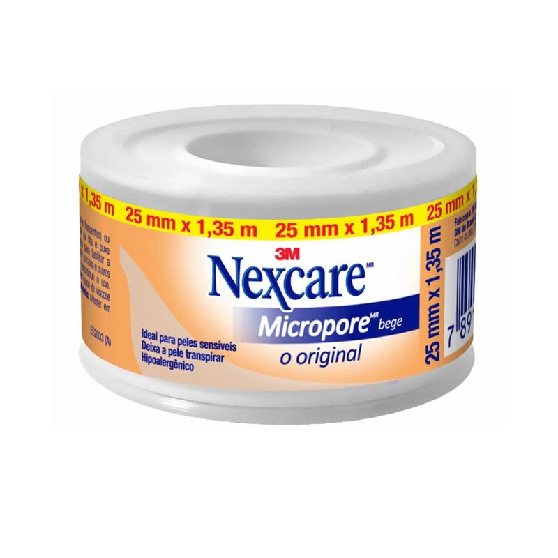 Fita-Micropore-Bege-Nexcare-3M-25mmx135m-Zaffari-00