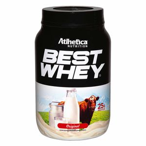 Suplemento Alimentar Best Whey 25g Protein Original Leite Atlhetica Nutrition 900g
