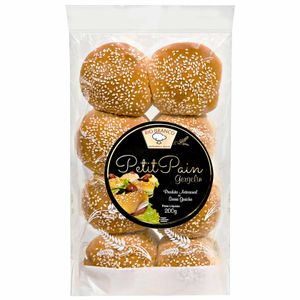 Pão de Hambúrguer com Gergelim Petit Pain Rio Branco 200g
