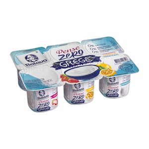 Iogurte Grego Morango e Maracujá Pense Zero Batavo 510g