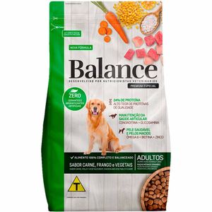 Ração para Cães Balance Adultos Carne, Frango e Vegetais 10,1kg