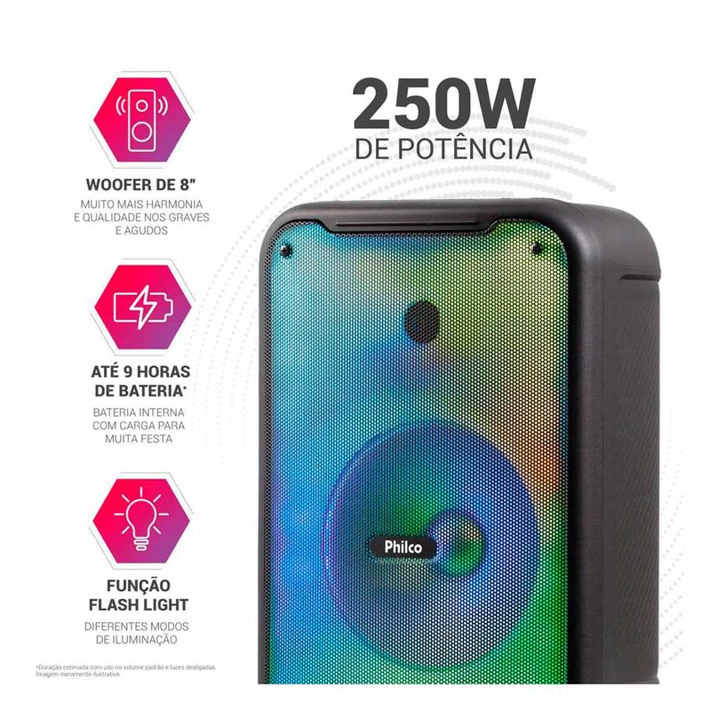 Caixa-de-Som-Acustica-Philco-Preta-Bluetooth-250W-PCX3800-Bivolt-Zaffari-01