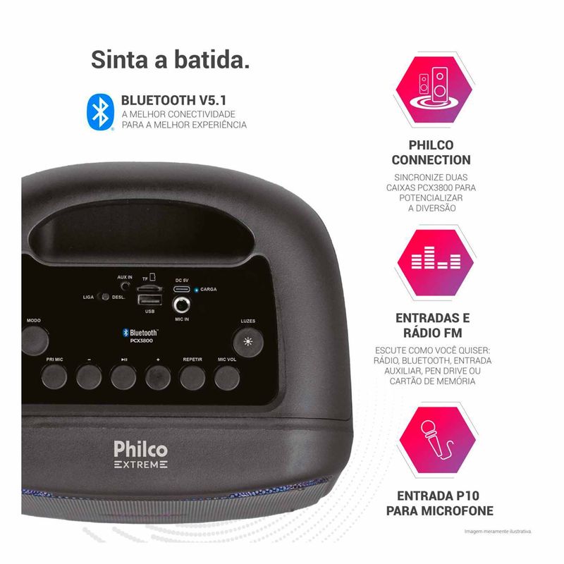 Caixa-de-Som-Acustica-Philco-Preta-Bluetooth-250W-PCX3800-Bivolt-Zaffari-02