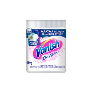 Tira Manchas em Pó Vanish Oxi Action Crystal White 450g