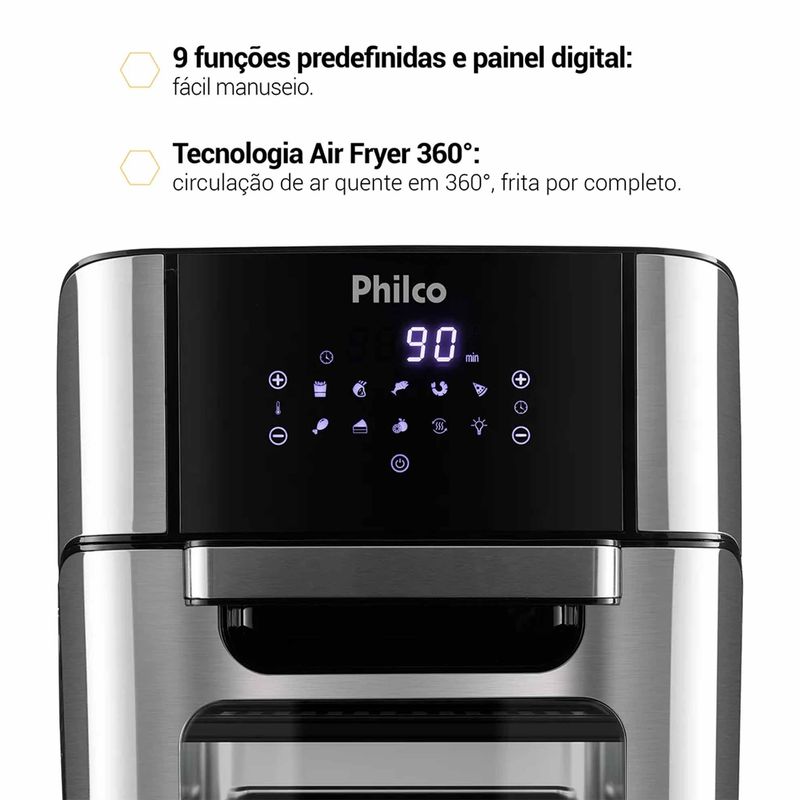 Fritadeira-Air-Fryer-Philco-Oven-PFR2200P-220V-Zaffari-02