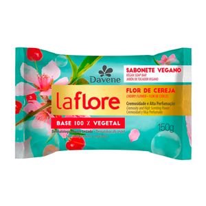 Sabonete Vegetal em Barra La Flore Davene Vegano Flor de Cerejeira 150g
