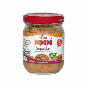 Sopinha Lentilha, Carne e Legumes Papapá 180g