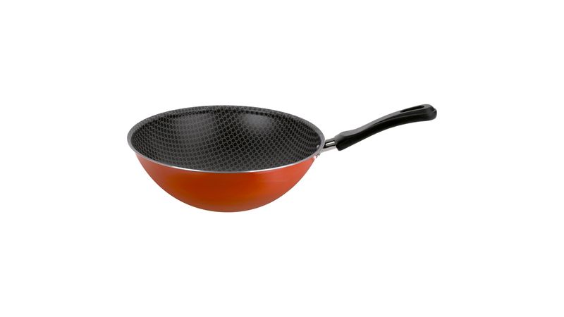 Frigideira Wok Vermelha Multiflon Essencial 28cm - Zaffari