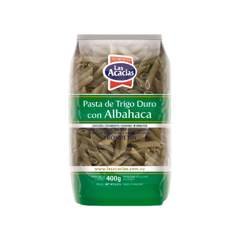 Massa-Grano-Duro-Trompetin-com-Albahaca-Las-Acacias-400g-Zaffari-00