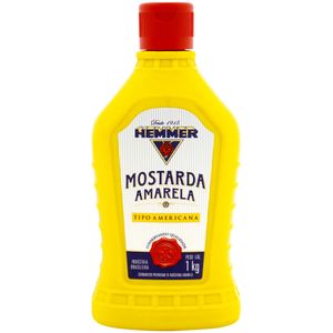 Mostarda Amarela Tipo Americana Hemmer 1kg