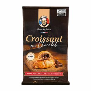 Croissant de Chocolate Congelado Sabor de France 340g